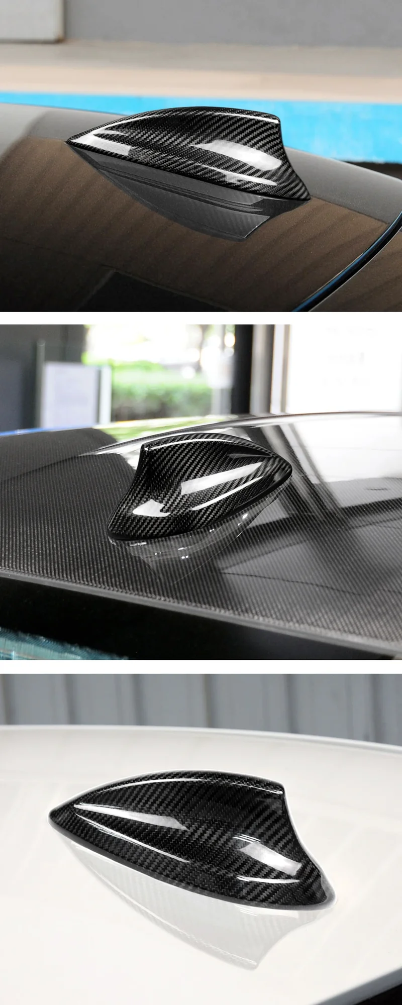 Antenne Aileron Requin Carbone BMW M2 M3 M4 Série 3 5