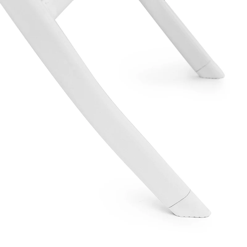 Table pliante rectangulaire jardin 74 x 121,5 x 61,5 cm facile à ranger design moderne en plastique gris 13_0009416