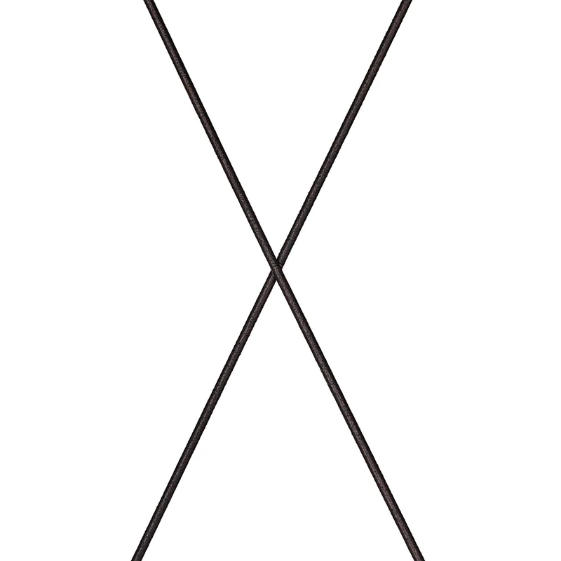Lot de 3 tuteurs en métal décoratifs pour plantes grimpantes jardin 160 x 40 x 40 cm en acier rouillé 13_0010575