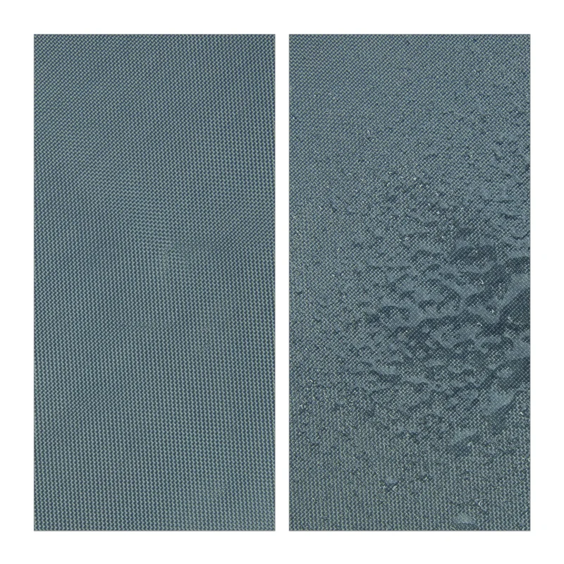 Voile d'ombrage rectangulaire sur terrasse 200 x 300 cm anti UV résistant aux intempéries en polyester gris 13_0010655