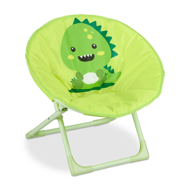 Fauteuil enfant pliable confortable intérieur extérieur 47 x 50 x 48 cm en polyester bleu 13_0007789