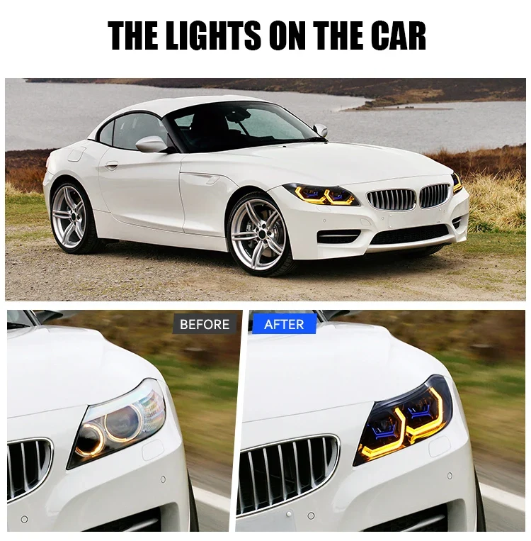 Phares LED BMW Z4 E89 2009-2016 Animation Démarrage Séquentiel
