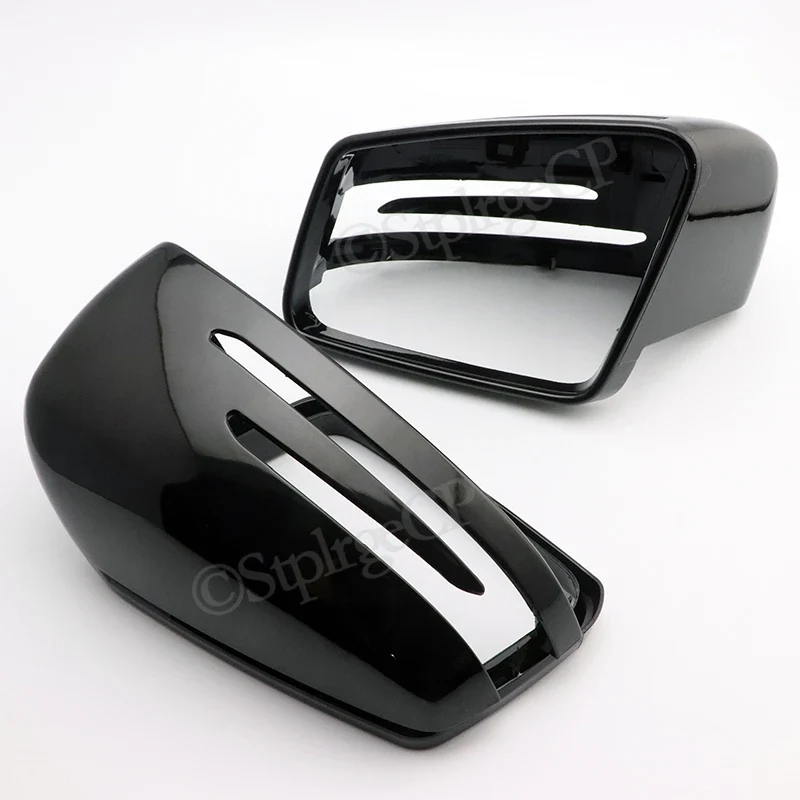 Coques Rétroviseur Mercedes A B C E S CLA GLA Noir Brillant