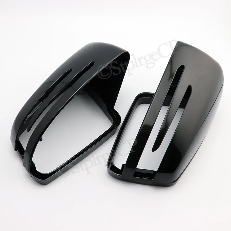 Coques Rétroviseur Mercedes A B C E S CLA GLA Noir Brillant
