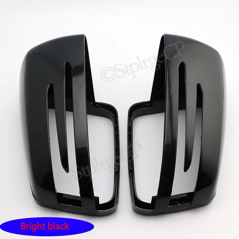 Coques Rétroviseur Mercedes A B C E S CLA GLA Noir Brillant