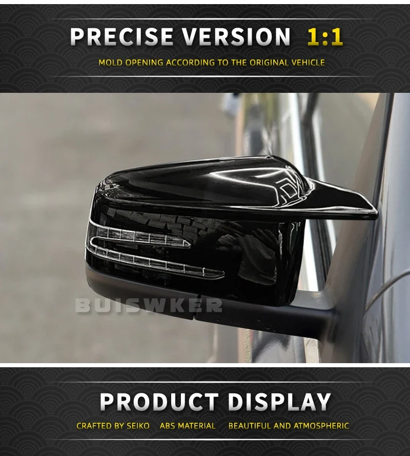 Coques Rétroviseur Mercedes W204 W212 W221 CLA GLA Carbone