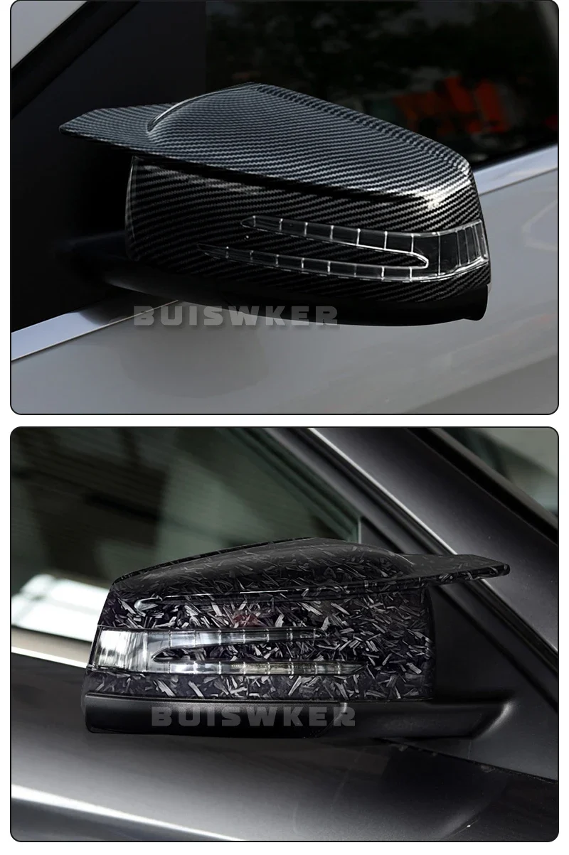Coques Rétroviseur Mercedes W204 W212 W221 CLA GLA Carbone