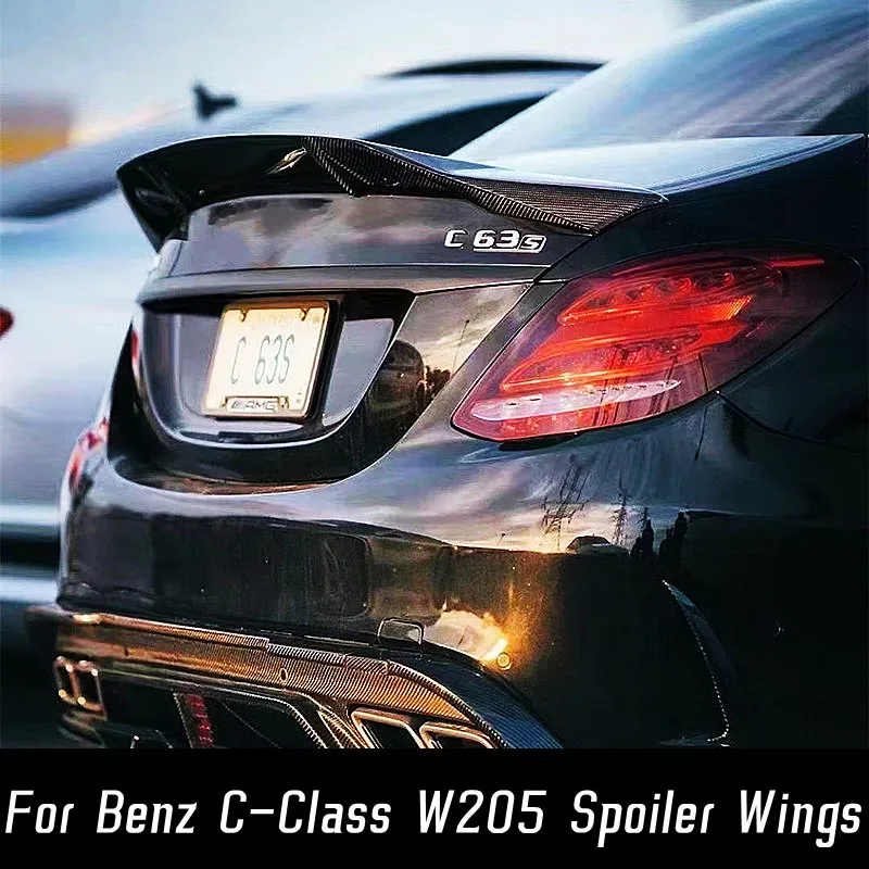 Becquet Coffre Mercedes Classe C W205 2014-2019 Carbone