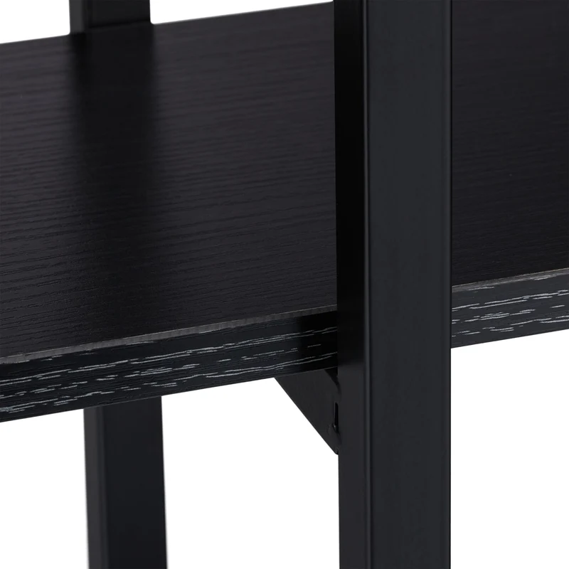 Étagère à plantes avec 6 niveaux pour salon ou véranda 150 x 78 x 24 cm en métal noir 13_0010981