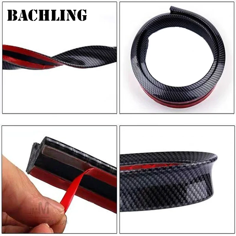 Becquet Universel 5D Look Carbone DIY 1.5m Sport Racing