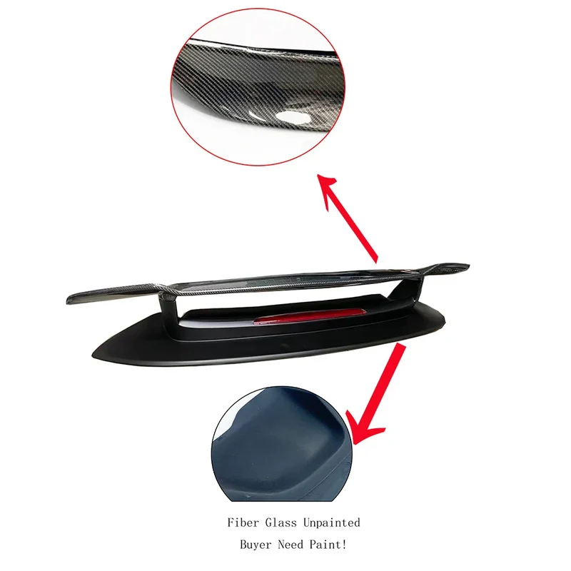 Becquet Porsche 911 992 991 GT Lip SD Carbone