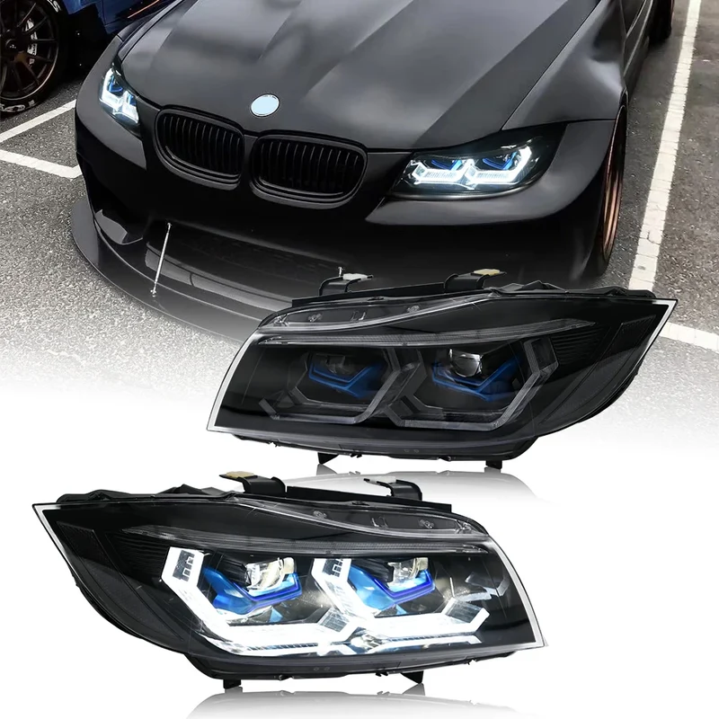 Phares LED BMW Série 3 E90 E91 2005-2011 RGB Tuning