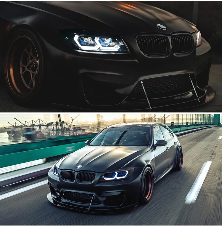 Phares LED BMW Série 3 E90 E91 2005-2011 RGB Tuning