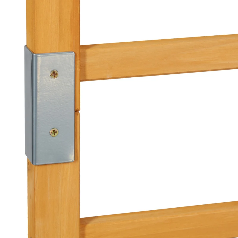 Bac à fleurs rectangulaire avec treillis brise-vue jardin balcon 100 x 40 x 60 cm en bois d'épicéa naturel 13_0010770