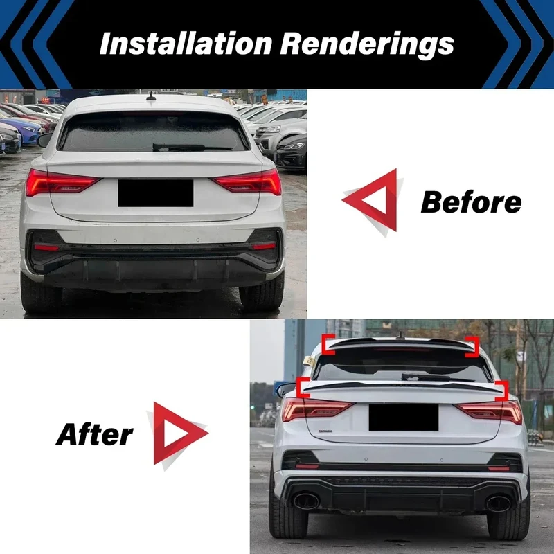 Becquet Coffre Audi Q3 F3 Sportback 2019-2024