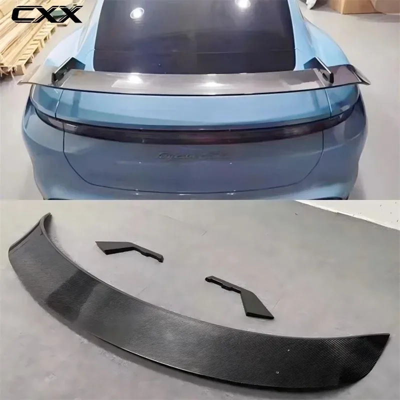 Becquet Coffre Porsche Taycan Carbone 2019-2023