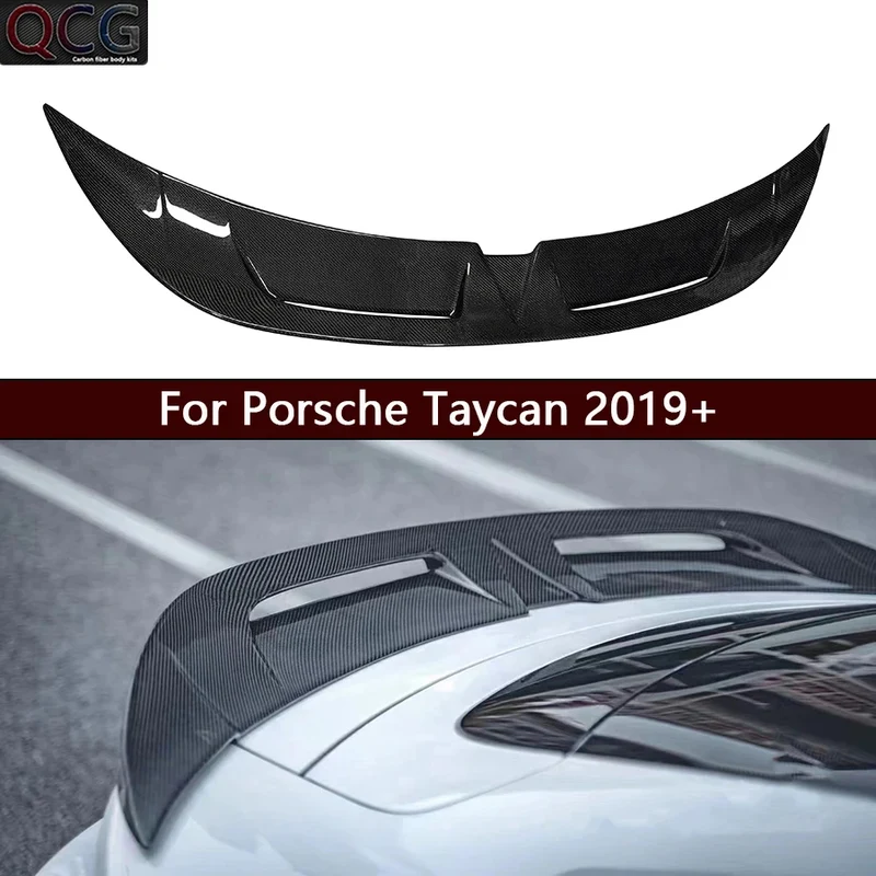 Becquet Carbone Porsche Taycan Tail Fins 2019-2024