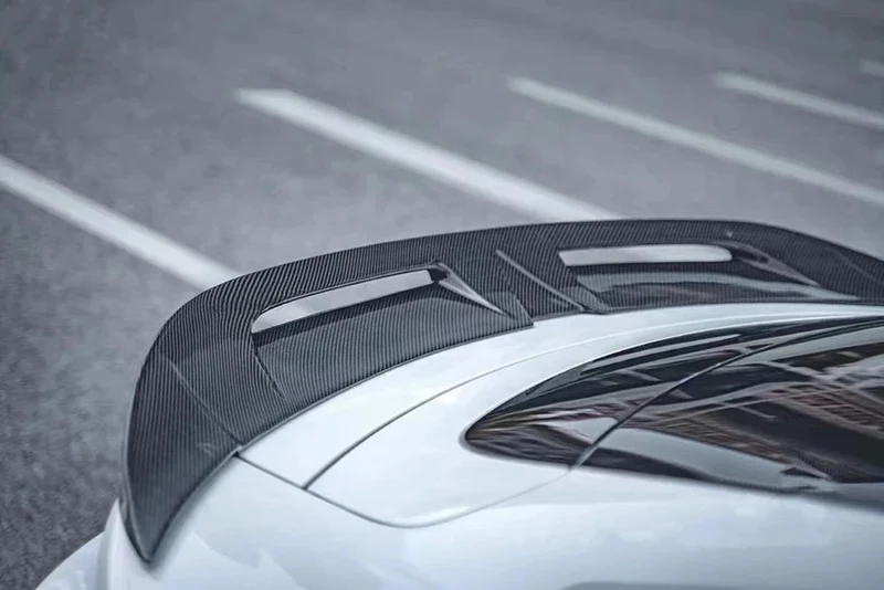 Becquet Carbone Porsche Taycan Tail Fins 2019-2024