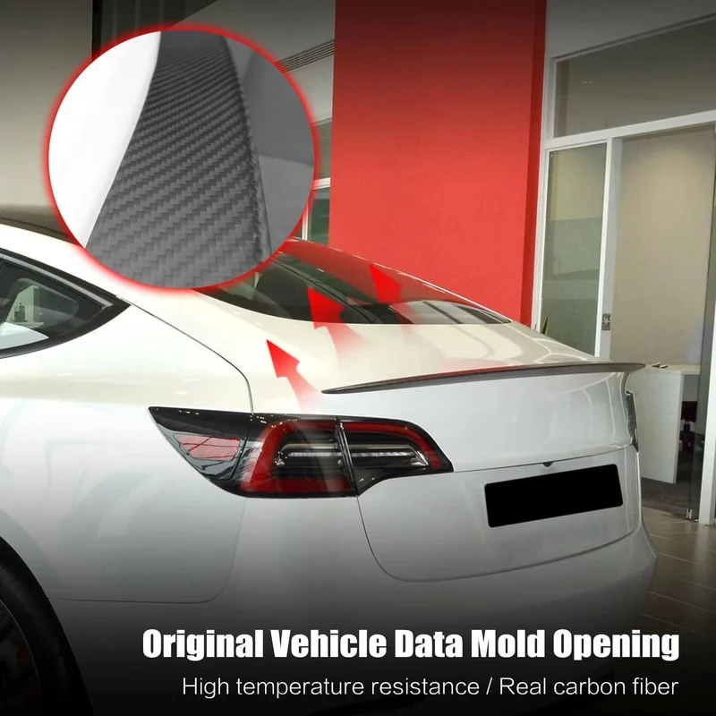 Becquet Carbone Tesla Model Y 2025-2026 Model 3 Highland