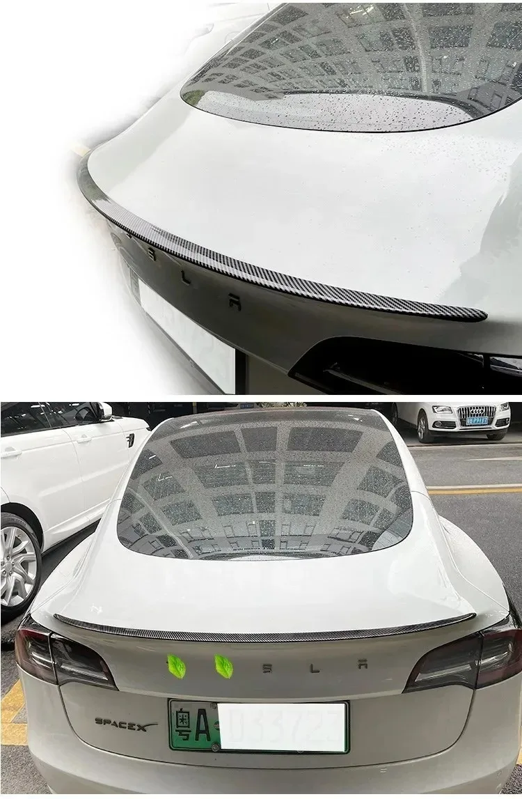 Becquet ABS Carbone Tesla Model Y 2020-2024 Model 3 2025-2026