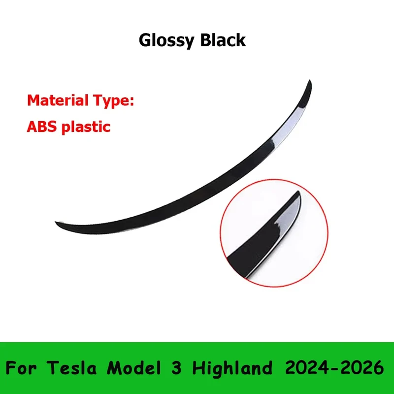 Becquet ABS Carbone Tesla Model Y 2020-2024 Model 3 2025-2026