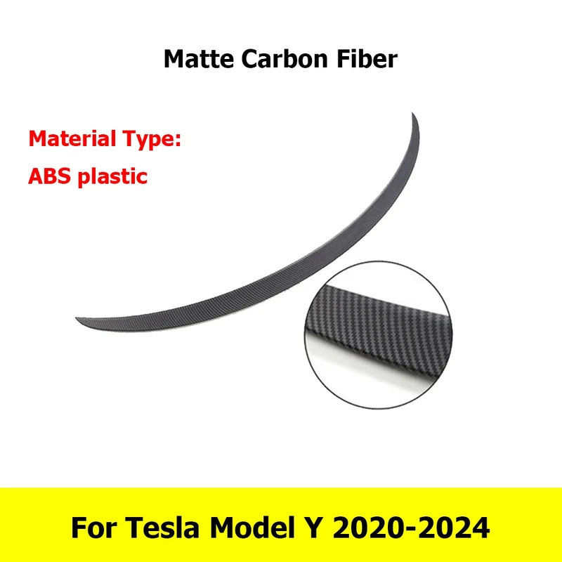Becquet ABS Carbone Tesla Model Y 2020-2024 Model 3 2025-2026