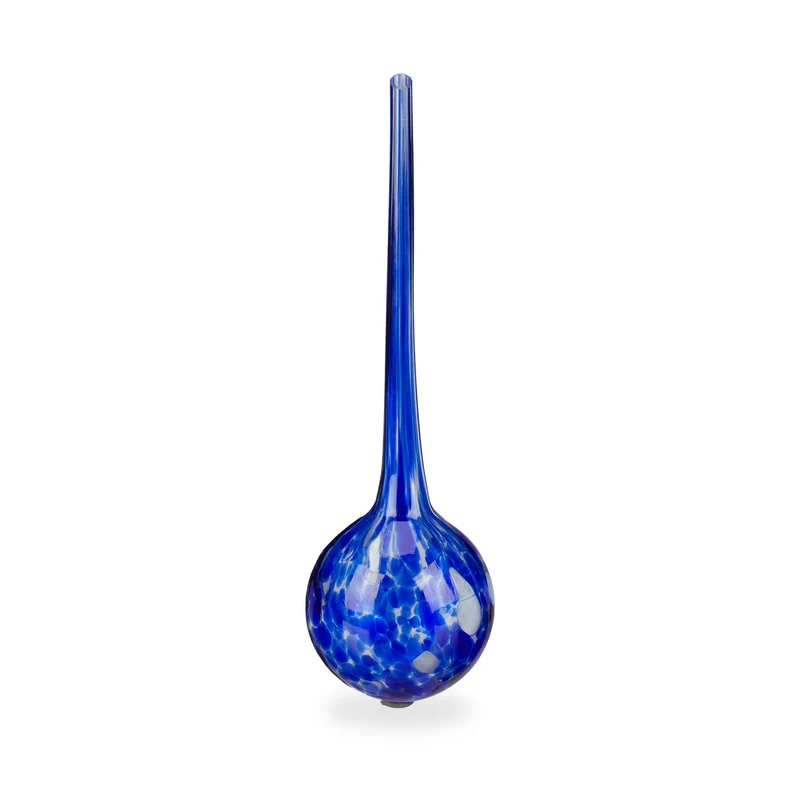 Lot de 2 globes d'arrosage en verre pour plantes hauteur 30 cm irrigation dosée accessoire décoratif en verre transparent 13_0009477