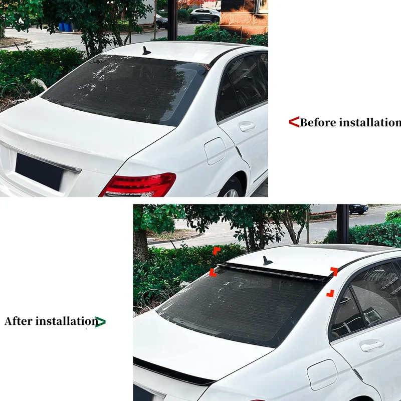 Becquet Toit Mercedes Classe C W204 2008-2014 ABS