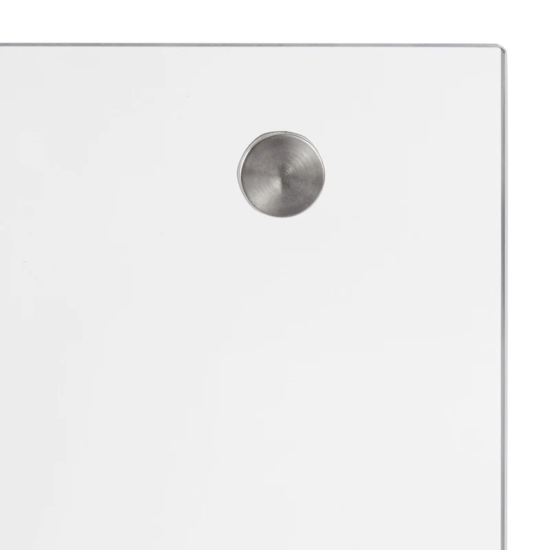 Crédence de cuisine protection murale en verre transparent 70 x 50 cm esthétique et facile à nettoyer en verre transparent 13_0009464