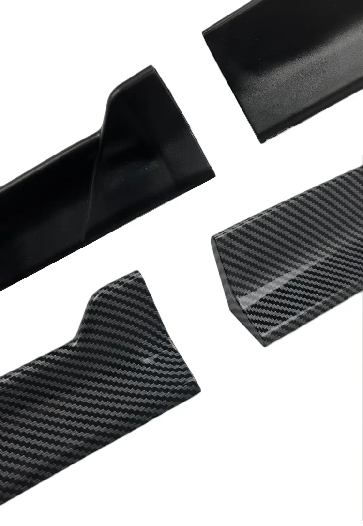 Becquet Universel Toit DIY ABS Look Carbone Noir Mat