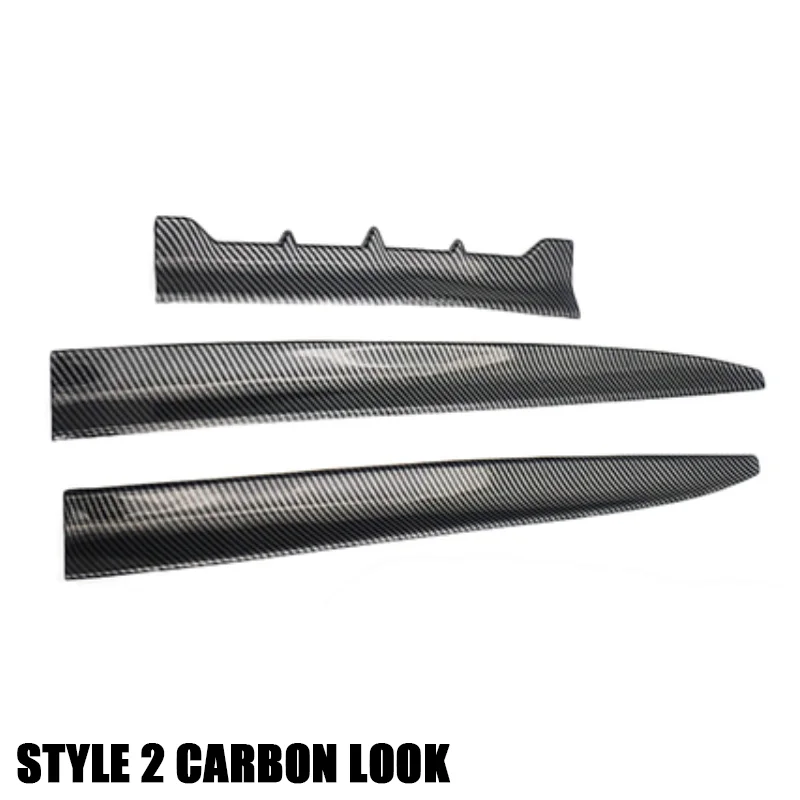 Becquet Universel Toit DIY ABS Look Carbone Noir Mat
