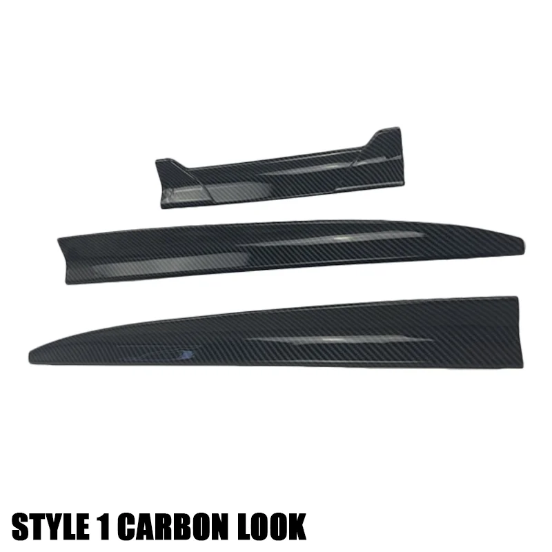 Becquet Universel Toit DIY ABS Look Carbone Noir Mat