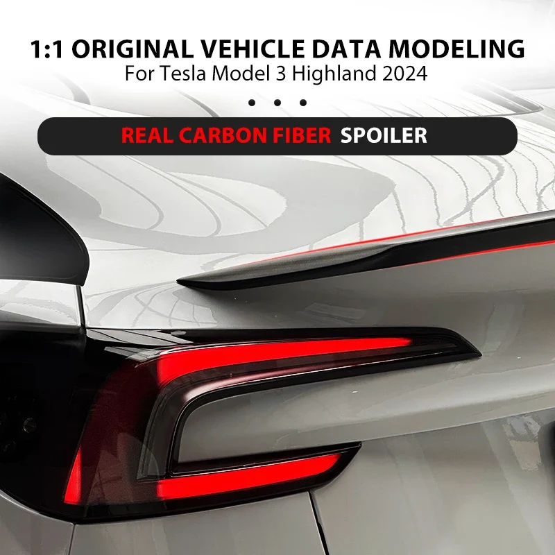 Becquet Carbone Tesla Model 3 Highland 2024-2026 Performance