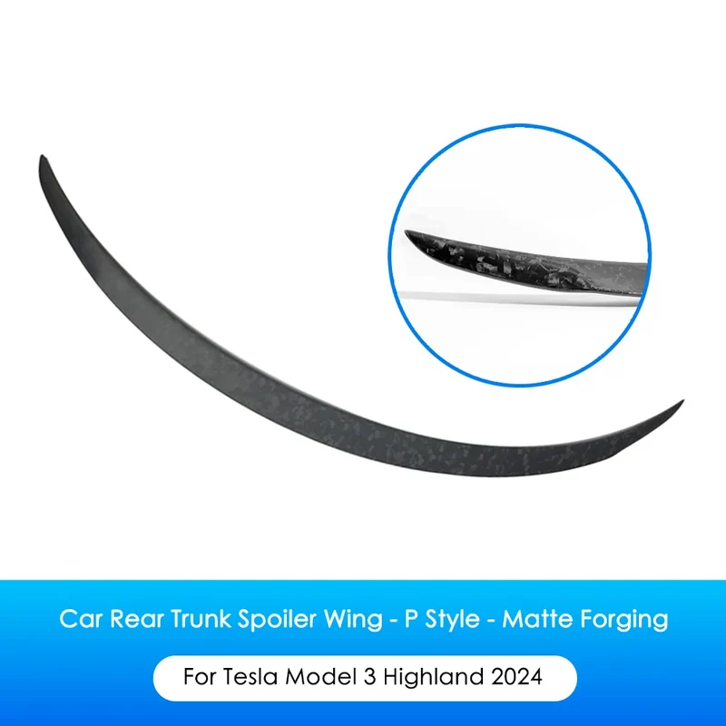 Becquet Carbone Tesla Model 3 Highland 2024-2026 Performance