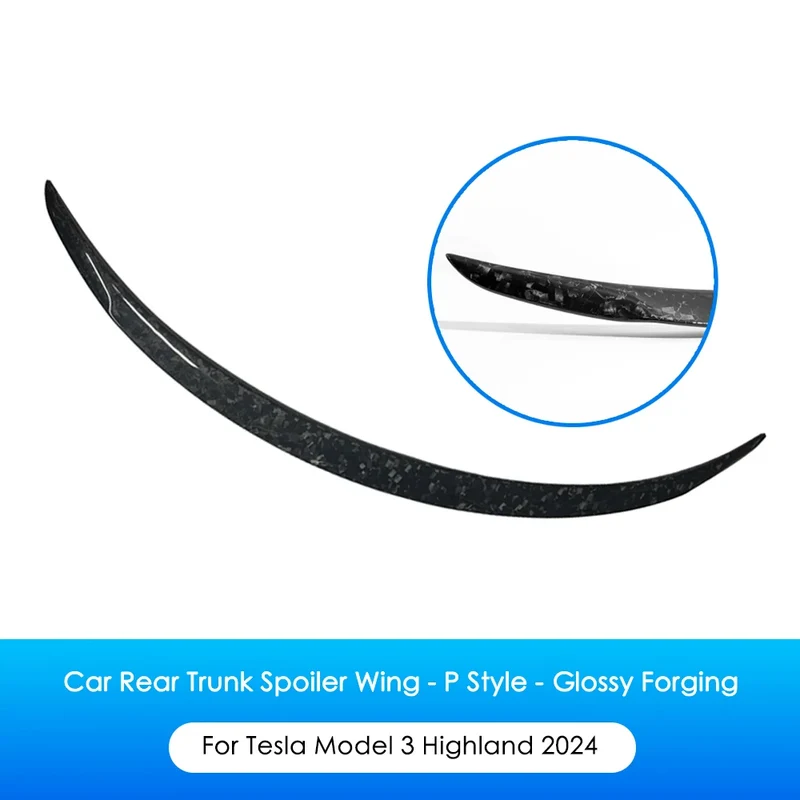 Becquet Carbone Tesla Model 3 Highland 2024-2026 Performance