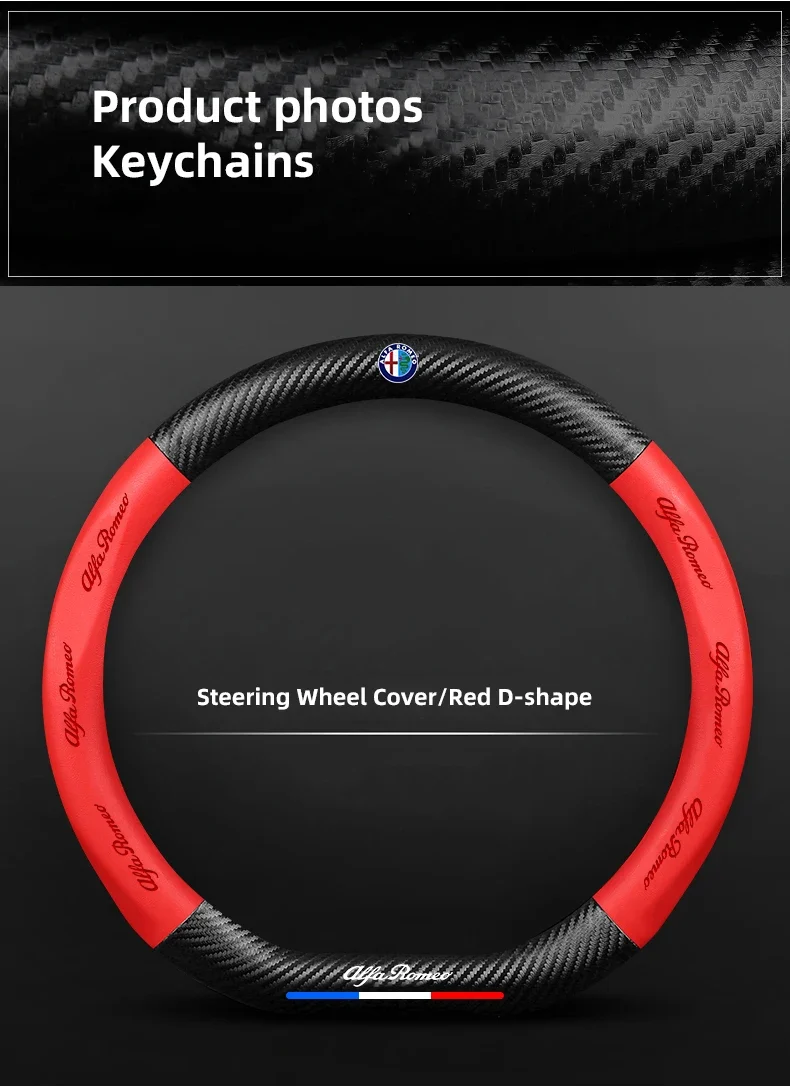 Couvre Volant Alfa Romeo Giulia Stelvio Giulietta Cuir