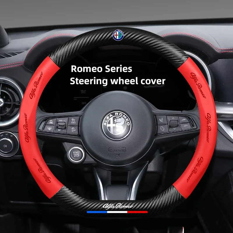 Couvre Volant Alfa Romeo Giulia Stelvio Giulietta Cuir