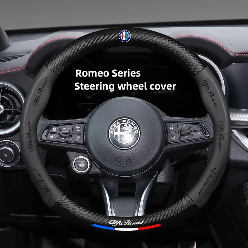 Couvre Volant Alfa Romeo Giulia Stelvio Giulietta Cuir