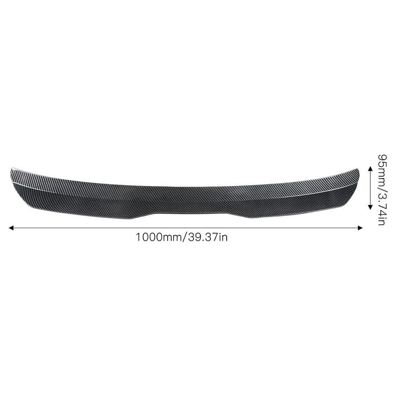 Becquet Universel Duck Tail ABS Carbone Adhésif