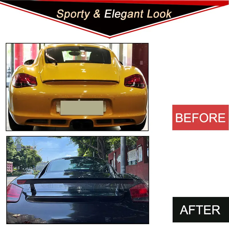 Becquet Carbone Porsche Cayman 987 Coupé 2005-2012
