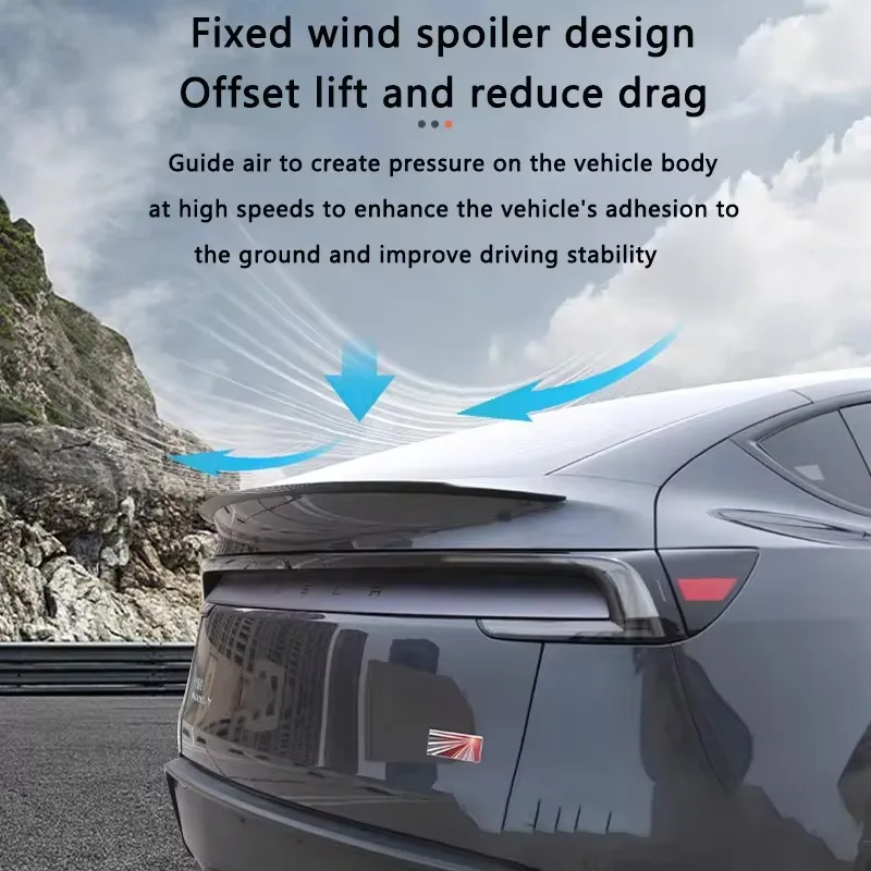 Becquet ABS Look Carbone Tesla Model Y Juniper 2025 Performance