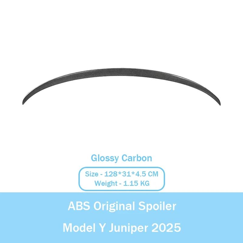 Becquet ABS Look Carbone Tesla Model Y Juniper 2025 Performance
