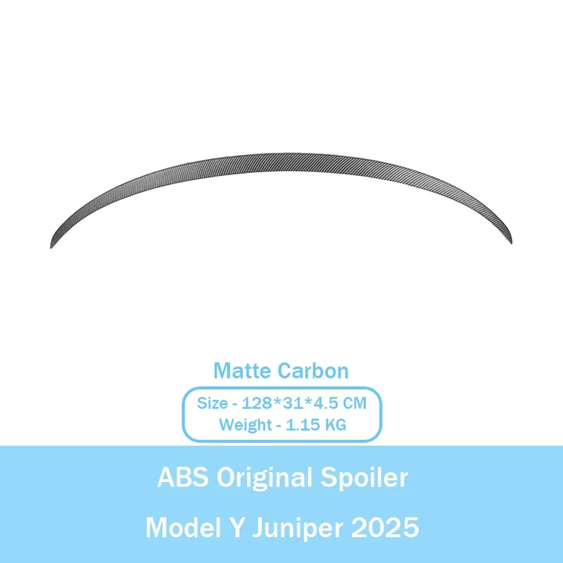 Becquet ABS Look Carbone Tesla Model Y Juniper 2025 Performance