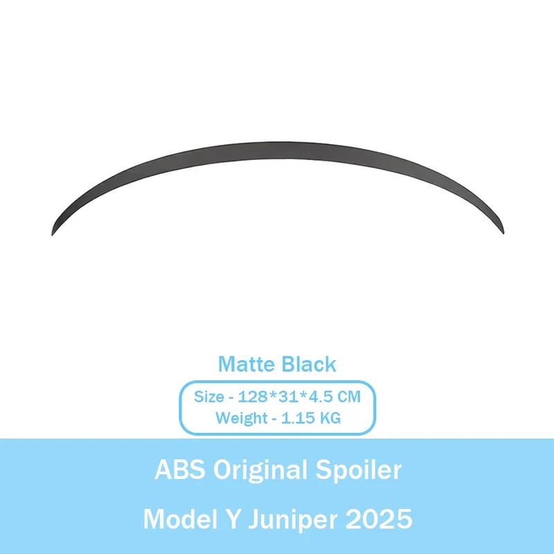 Becquet ABS Look Carbone Tesla Model Y Juniper 2025 Performance
