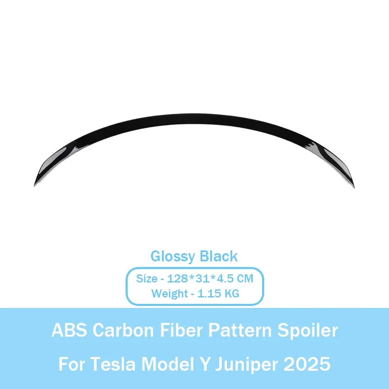 Becquet ABS Look Carbone Tesla Model Y Juniper 2025 Performance