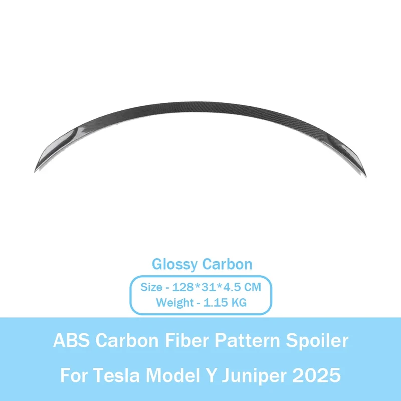 Becquet ABS Look Carbone Tesla Model Y Juniper 2025 Performance