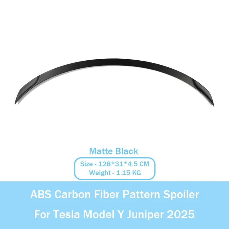 Becquet ABS Look Carbone Tesla Model Y Juniper 2025 Performance
