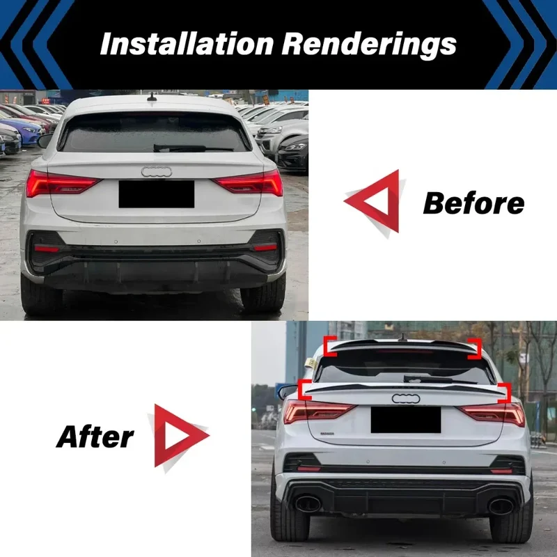 Becquet Audi Q3 F3 Sportback 2019-2025 AMG Sport