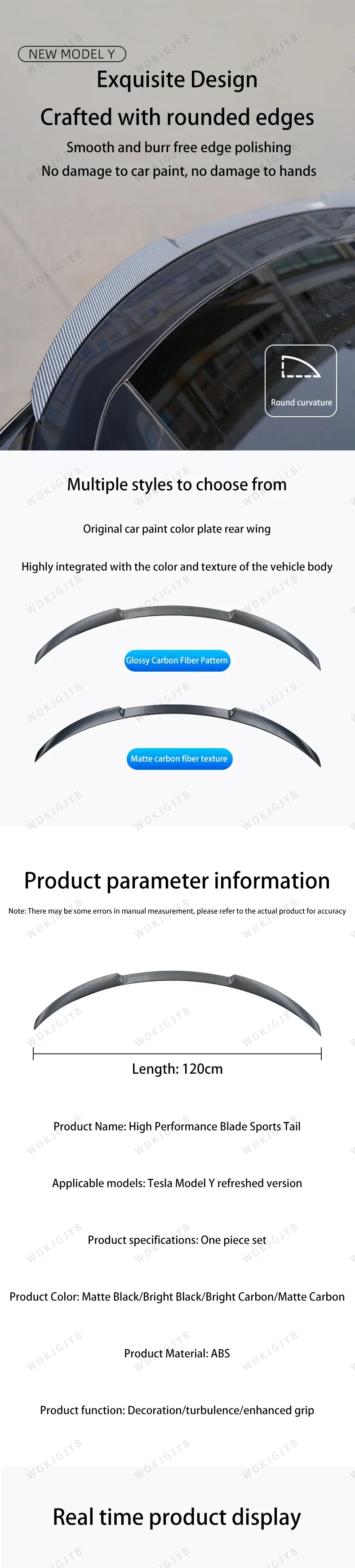 Becquet Tesla Model Y Juniper Blade 2025 Premium