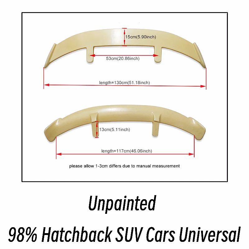Becquet Universel SUV Hatchback Toyota Honda Sport
